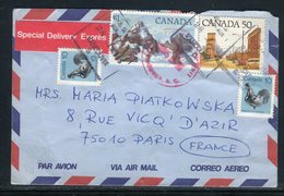 Canada - Enveloppe En Exprès De Vancouver Pour La France En 1985  - Réf AT 188 - Brieven En Documenten