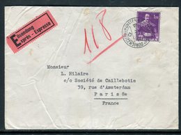 Suisse - Enveloppe En Exprès De Zurich Pour La France En 1951 - Réf AT 214 - Marcofilia