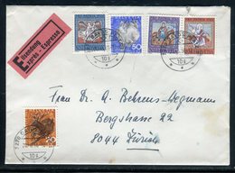 Suisse - Enveloppe En Exprès De Davos Platz Pour Zurich En 1966 - Réf AT 215 - Postmark Collection