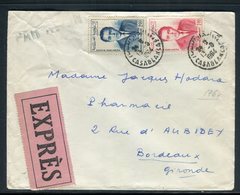 Maroc - Enveloppe En Exprès De Casablanca Pour La France En 1964 - Réf AT 221 - Maroc (1956-...)