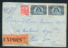 Tunisie - Enveloppe En Exprès De Tunis Pour La France En 1950 - Réf AT 227 - Brieven En Documenten