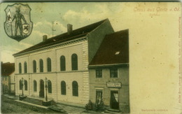 AK GERMANY - GRUSS AUS GARTZ AN DER ODER - RATHAUS - EDIT ATELIER ROSE - 1900s ( BG3937) - Gartz