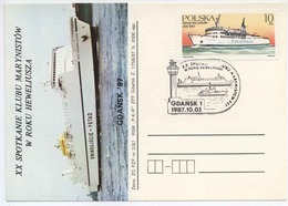 Poland 1987 Astronomy Hevelius Ferry Fähre Naval /  Occas. Cancellation  H412 - Astronomy