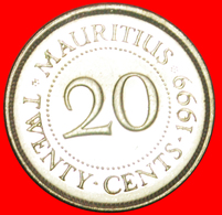 + PORTRAIT (1987-2016): MAURITIUS ★ 20 CENTS 1999 MINT LUSTER! LOW START ★ NO RESERVE! - Mauritius