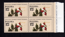 POLONIA POLAND POLSKA 1978 PEOPLE'S ARMY COLOR GUARD KOSZLUSKO DIVISION 1.50z MNH - Booklets