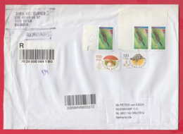 247190 / REGISTERED Bulgaria 2017 - 6.30 Lv. Insect Mushroom , SOFIA - Netherlands , RETURN TO SENDER - Storia Postale