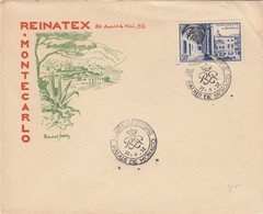 LETTRE. MONACO REINATEX 1952 - Covers & Documents