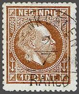 Netherlands Indies Half Round Franco Cancellation - Other & Unclassified