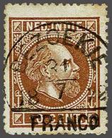 Netherlands Indies Half Round Franco Cancellation - Other & Unclassified