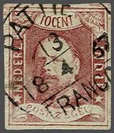 Netherlands Indies Half Round Franco Cancellation - Other & Unclassified