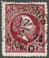 Netherlands Indies Half Round Franco Cancellation - Other & Unclassified