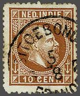 Netherlands Indies Half Round Franco Cancellation - Other & Unclassified