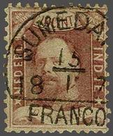 Netherlands Indies Half Round Franco Cancellation - Other & Unclassified