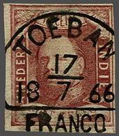 Netherlands Indies Half Round Franco Cancellation - Other & Unclassified