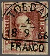 Netherlands Indies Half Round Franco Cancellation - Other & Unclassified