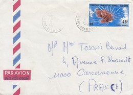 LETTRE. AFARS ET ISSAS.1976 DJIBOUTI POUR CARCASSONNE - Cartas & Documentos