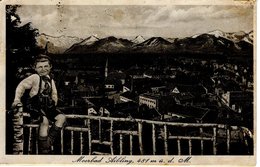 Moorbad Aibling - Gesamtansicht Mit Buben 1934 - Bad Aibling