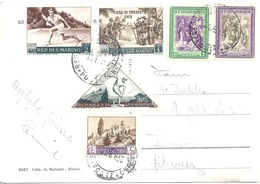 AK  "San Marino - Torre Dalla Rocca"  (Columbus)           1953 - Covers & Documents