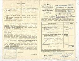 Assurance CHASSE , LA PAIX , Saint Amand-Montrond , 1970 , Agent : J. Legay  ,frais 1.55e - Bank & Insurance