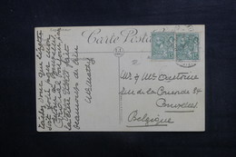 MONACO - Affranchissement De Monte Carlo Sur Carte Postale Pour La Belgique - L 38246A - Lettres & Documents