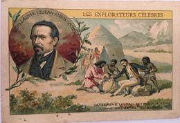 Vignette Série Les Explorateurs Célèbres, Guillaume Lejean, éditions Librairie Delagrave -Paris - Collections