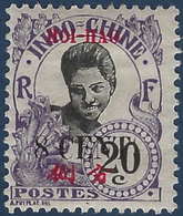 France Colonies Hoi Hao N°72a* Sans S A Cents RR Signé Brun - Unused Stamps