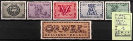 D - [823951]TB//**/Mnh-Belgique 1943 - N° 625/30, Orval, Lettrines - Neufs