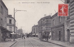 CPA GENTILLY RUE DE MONTROUGE - Gentilly