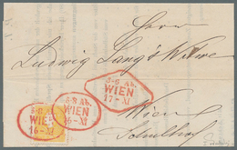 Österreich: 1858, 2 Kreuzer Dunkelgelb, Type I, Besonders Farb- Und Prägefrisches, Bestens Zentriert - Unused Stamps