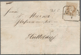 Österreich: 1869, 15 Kr Gelbbraun Franz-Josef, Grober Druck, Entwertet Mit Rahmenstempel MARIAHILF I - Unused Stamps