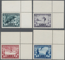 Österreich: 1933, FIS I, Komplette Serie Einheitlich Aus Der Bogenecke Rechts Oben, Postfrisch, Unsi - Unused Stamps