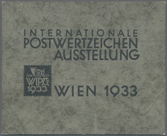 Österreich: 1933, Wipa-Block, Besonders Farbtiefer Luxus-Block, Postfrisch Mit Nur Minimalsten, Prak - Unused Stamps