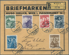 Österreich: 1933, Vienna, Stamp Dealer's Self Registered Business Envelope (bend), Franked With Comp - Nuovi