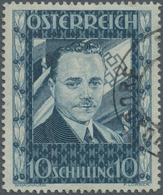 Österreich: 1936, 10 S Dollfuß Mit Zeitgerechtem Teilstempel LEOPOLDSDORF In Vollzähniger Prachterha - Neufs