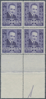 Österreich: 1934, 24 G Dollfuß Trauer In Allen 9 Abweichenden Imprimaturfarben Auf Ungummiertem Papi - Ongebruikt