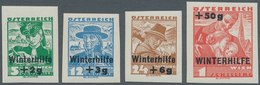 Österreich: 1935, Winterhilfe II Ungezähnt, Komplett 4 Werte Postfrisch In Unsignierter Top-Erhaltun - Nuevos
