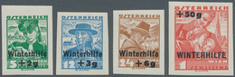 Österreich: 1935, Winterhilfe II Ungezähnt, Komplett 4 Werte Postfrisch In Unsignierter Top-Erhaltun - Ongebruikt