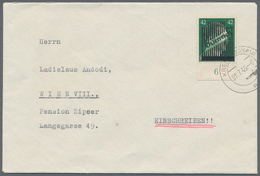 Österreich: 1945, 42 Rpf Smaragdgrün, 3.Wiener Aushilfsausgabe, Entwertet Mit Tagesstempel KREMS(DON - Ungebraucht