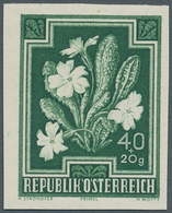 Österreich: 1948, 40 G Kissenprimel Für Den Anti-Tuberkulose-Fonds, Nur Stichtiefdruck Ungezähnt Ohn - Unused Stamps