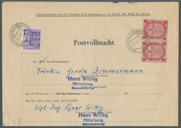 Österreich: 1963, KLEINWALSERTAL: 6 S Bläulichviolett "Trachten", Entwertet Mit Poststempel MITTELBE - Ungebraucht