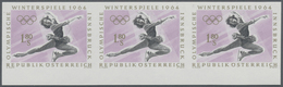 Österreich: 1963, Winterspiele Innsbruck '64, 1.80 Sch. Eiskunstlauf Im Ungezähnten Waagerechten Unt - Ungebraucht
