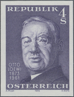 Österreich: 1973, 3 Sch. Otto Loewi Ungezähnt, Postfrisch. Mi. 1.500,- €. - Ungebraucht