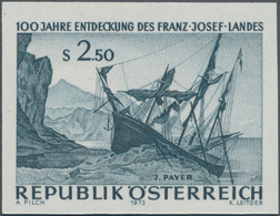 Österreich: 1973, 2.50 Sch. Franz-Joseph-Land Ungezähnt, Postfrisch. Mi. 1.500,- €. - Neufs
