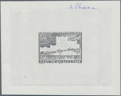 Österreich: 1979. Probedruck In Schwarz Für Die Ausgabe "Eröffnung Des Internationalen Zentrums Wien - Ungebraucht