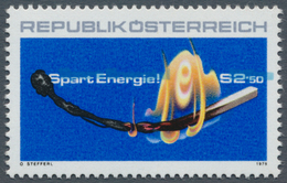 Österreich: 1979. Spart Energie "Brennendes Zündholz", Mit Der Abart "Farbe Hellblau Verschoben". Po - Nuevos