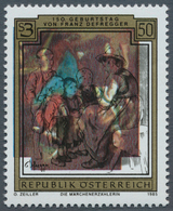 Österreich: 1985. Marke Mit Dem Gemälde "Kinderszene" Von Franz Defregger Mit Der Abart "Hintergrund - Nuevos