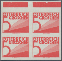 Österreich - Portomarken: 1925/1932, Ziffern, 5 Gr., 10 Gr., 12 Gr., 20 Gr., 24 Gr. Und 1 Sch. Je In - Segnatasse