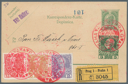 Österreich - Privatganzsachen: 1908 (2.12.), Korrespondenz-Karte 5 H. Grasgrün In Zwei Vesch. Typen - Altri & Non Classificati