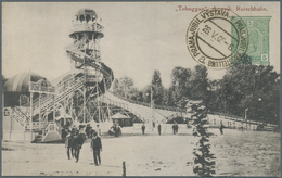 Österreich - Privatganzsachen: 1908. Privat-Postkarte 5 H Franz Joseph Mit Rs. Foto-Abb. "Toboggan, - Altri & Non Classificati