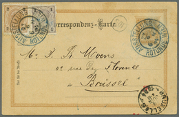 Österreich - Sonderstempel: 1894 (27.6.), Correspondenz-Karte 2 Kr. Braun Mit Zusatzfrankatur 2 Kr. - Frankeermachines (EMA)